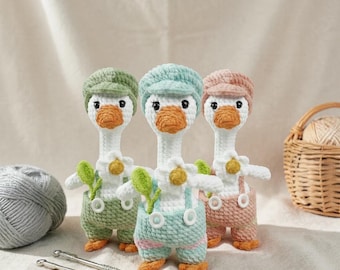 Amigurumi Goose Crochet Pattern, Beginner Friendly , Animal Pattern