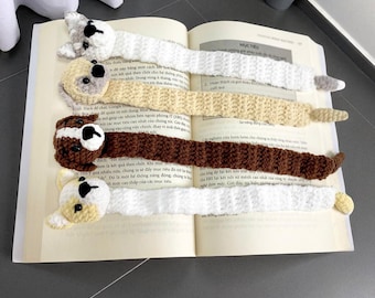 Patrón de marcapáginas de crochet para perro: Amigurumi Puppy Page Saver (Patrón PDF)
