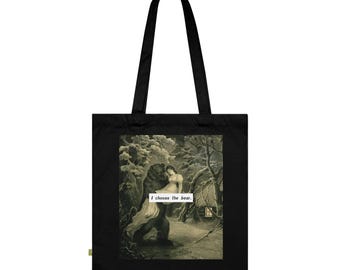I Choose the Bear - Organic Cotton Tote Bag