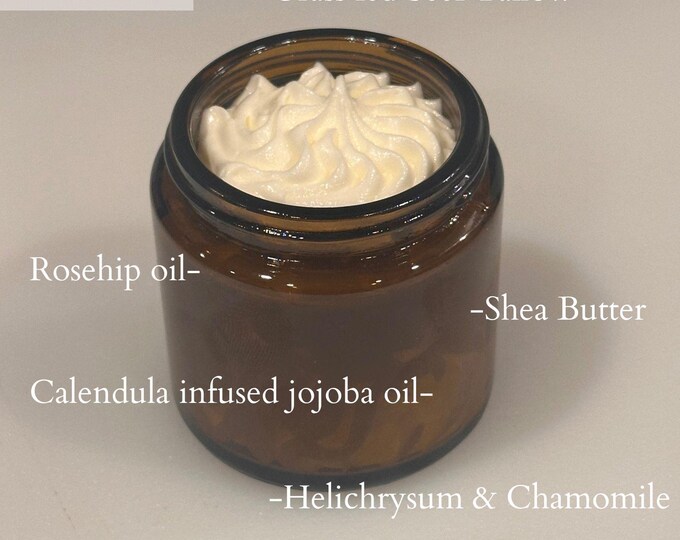 Wicked Tallow Face Cream/ 100% Grass fed Beef Tallow/ Nourishing/ Deeply Hydrating/ 4 oz.
