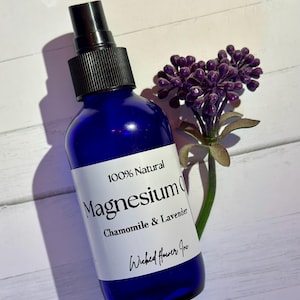 Spray all&#39;olio di magnesio Wicked Flower da 4 once.