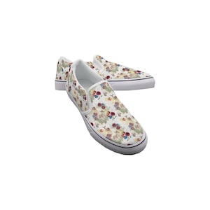 Snow White Kid&#39;s Slip On Sneakers - Theme Park Outfit, Princess Shoes, Disney Outfit, Mommy and Me Matching, Gift for Her