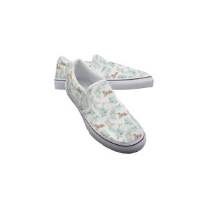 Jasmine Kid&#39;s Slip On Sneakers - Theme Park Outfit, Princess Jasmine, Disney Outfit, Gift for Her, Mommy and Me