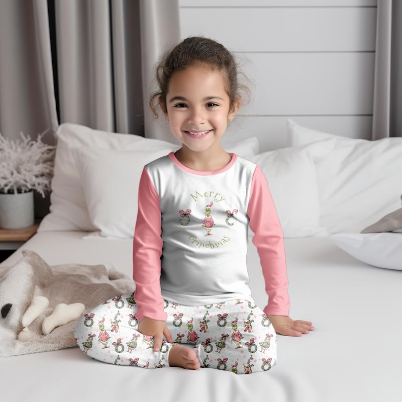 UB Christmas Rudolph Pigiama Pantalone Famiglia: Verde, X-Large, In Cotone Egiziano