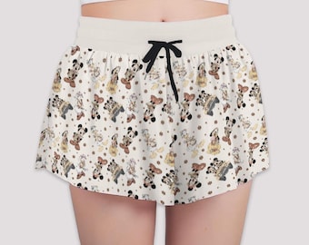 Falda deportiva Safari Mouse para niñas, atuendo del reino animal