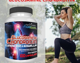Glucosamine Chondroitin with MSM, Turmeric & Boswellia