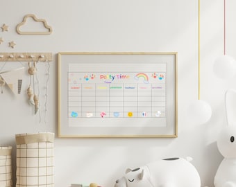 Printable Potty Training Chart for Toddlers – Fun & Rewarding Tracker!
