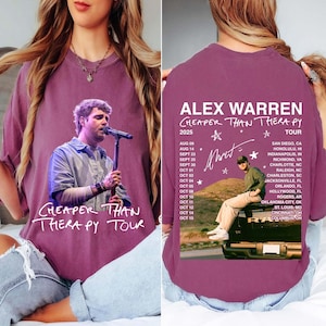 Alex Warren Tour PNG: Concert Fan Art, T-Shirt Clipart (Digital Download)