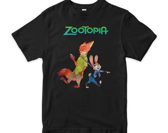 Zootopia Nick and Judy T-Shirt, Men's and Women's Sizes Tee (ZTP-678921)