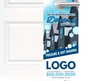 Plantilla de volante de limpieza de ventanas / Marketing de Canva editable para negocios locales