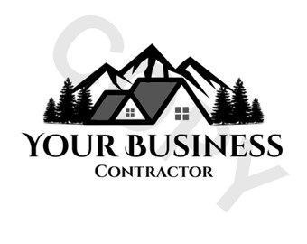 Plantilla de logotipo de construcción: Plantilla de logotipo editable para empresa de limpieza / Diseño de marca moderno para empresa de limpieza