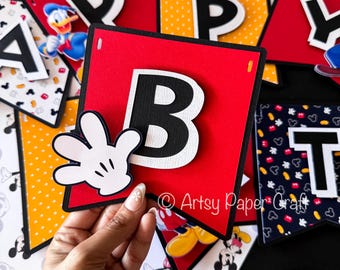 ミッキーマウスのバナー ミッキーマウスの誕生日の飾り ミッキークラブハウスのバナー ミッキーと仲間たちのバナー ミッキーマウスのパーティー