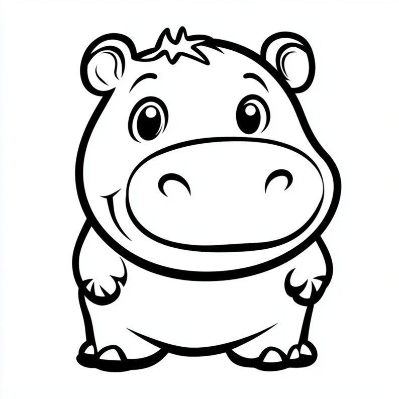 Moo Deng Coloring, Coloring Moo Deng, Moo Deng Bootlegs, Bouncy Pig