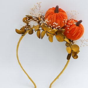 Fall Pumpkin Headband Halloween Costume Hair Accessory