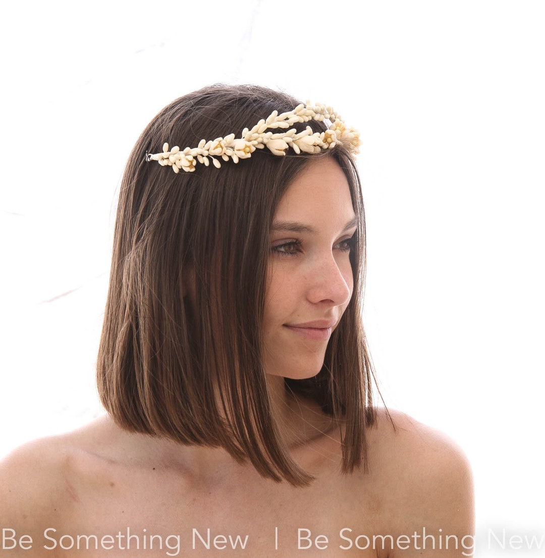Antique Wax Flower Crown Vintage Wedding Headpiece Vintage Etsy