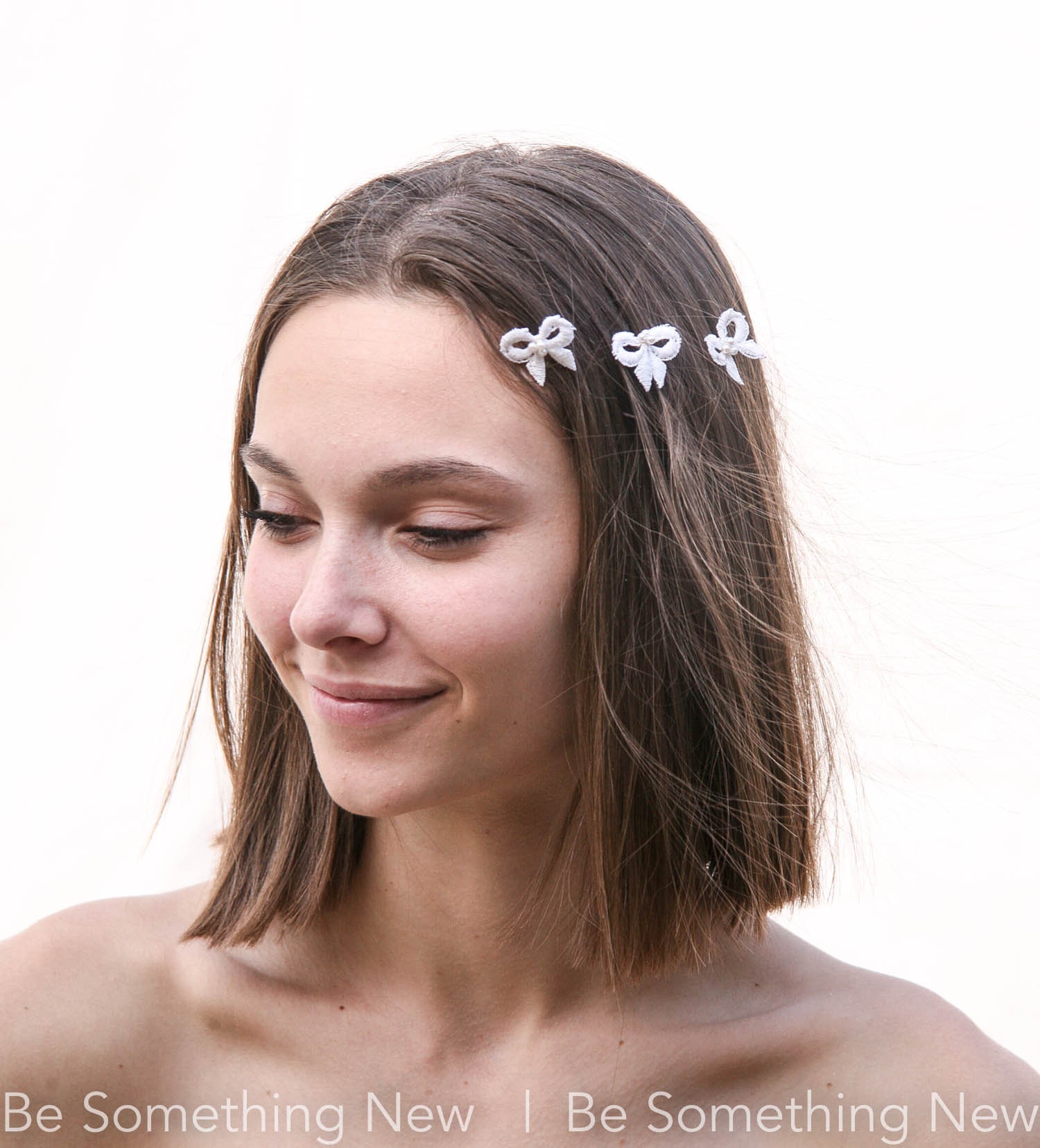 Wedding Hair Pins Vintage Lace Bow Bridal Hair Pin Set Hair Etsy