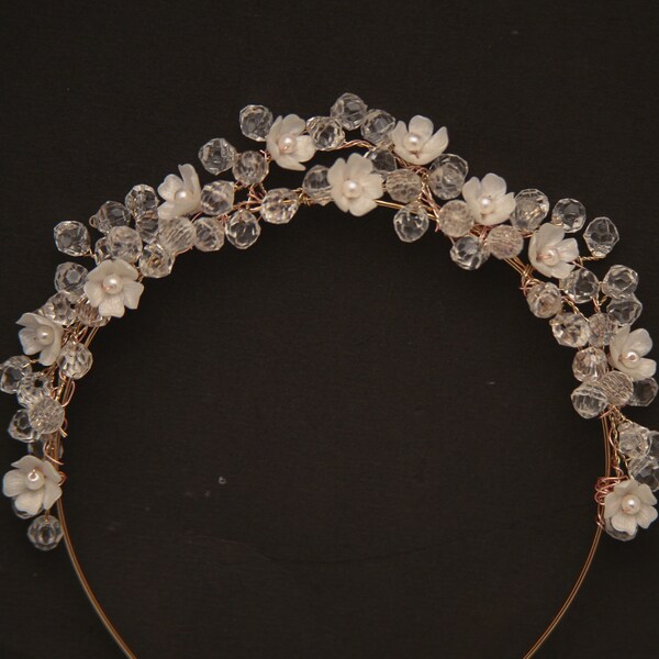 Wire Flower Crown Etsy