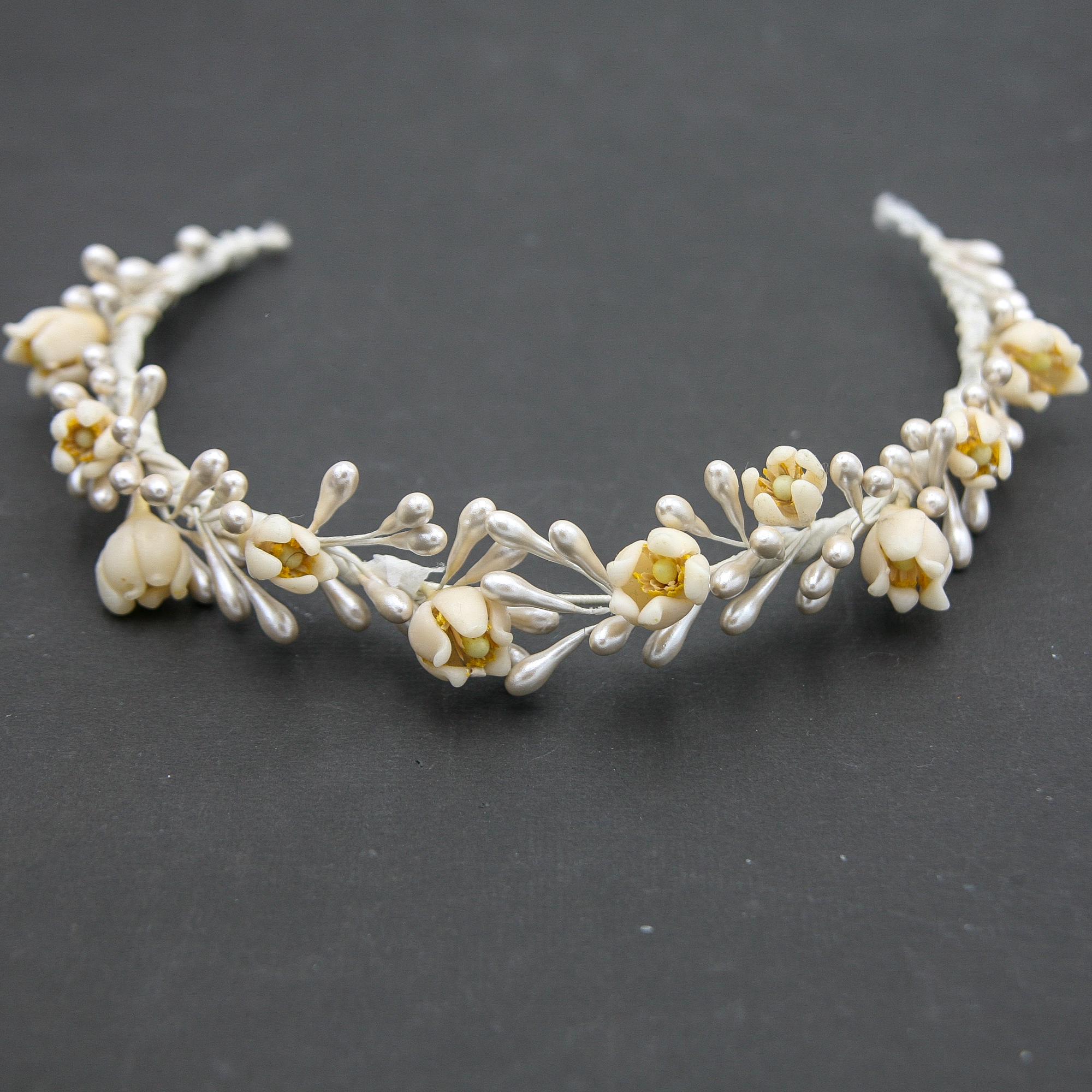 Vintage Wax Tiara - Etsy
