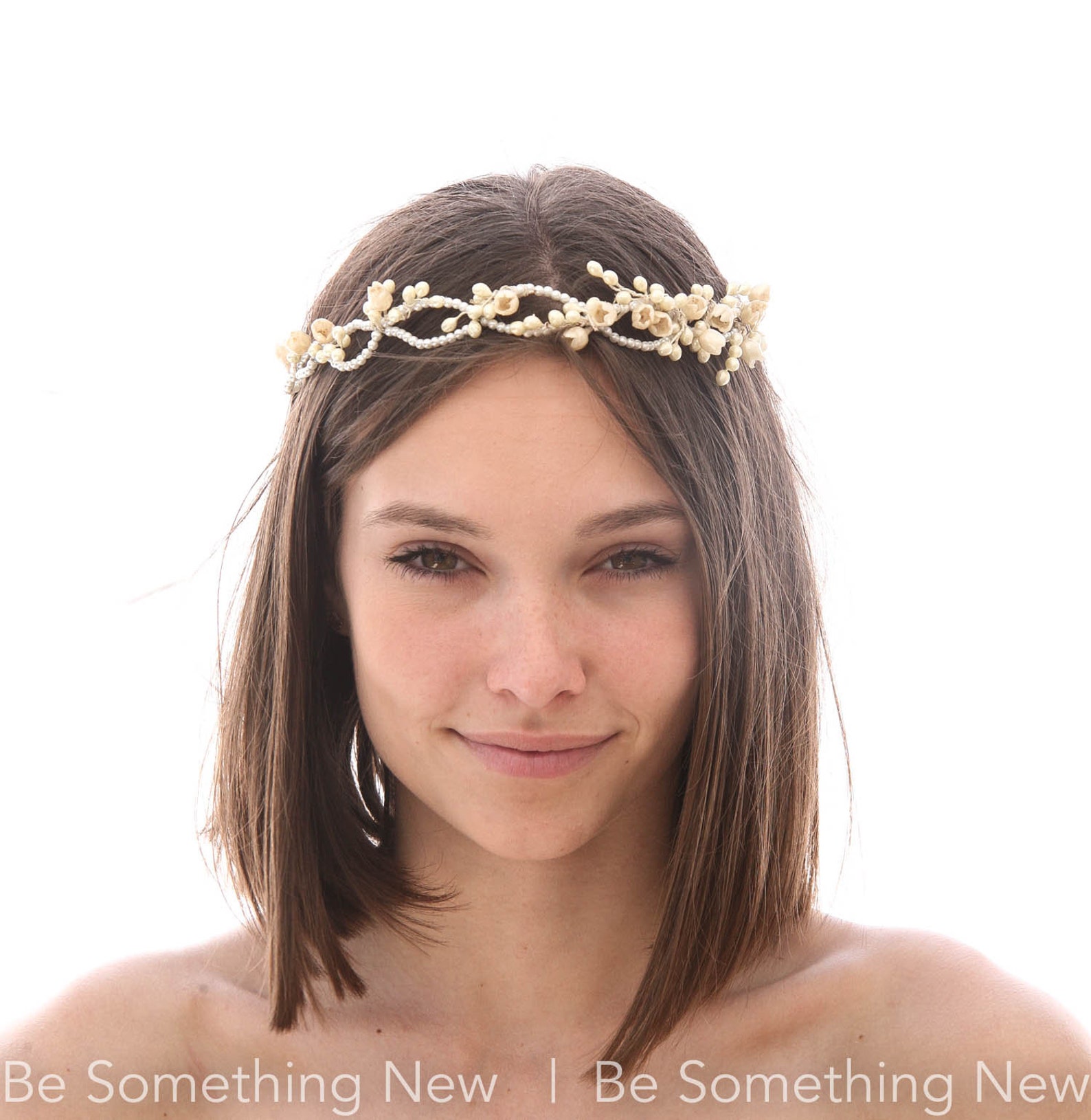 Vintage Wax Flower Crown Antique Wedding Headpiece Pearl and Etsy