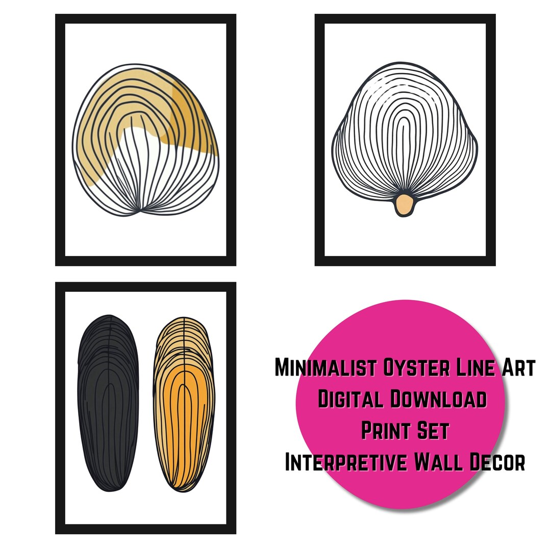 Line Art Print Set Line Art Print Set