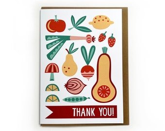 Thank You Veggie Card