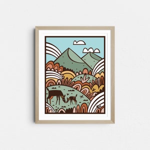 Mountain Meadow Love Print