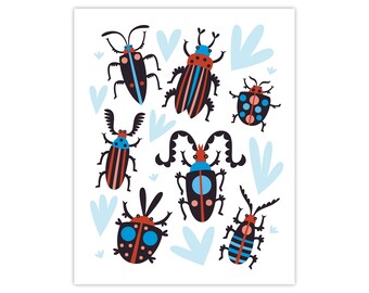 Beautiful Beetle Art Print