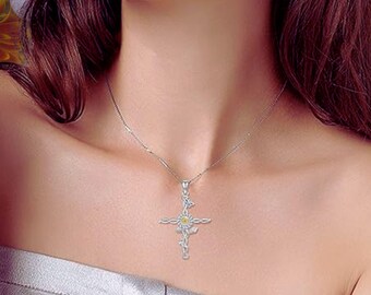 gennaio nascita fiore collana in argento sterling 925 garofano