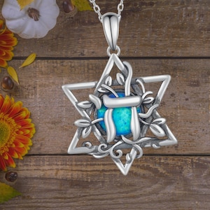 Star of David Necklace 925 Sterling Silver Star of David Pendant Necklace
