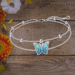 Butterfly Bracelet for Women 925 Sterling Silver Butterfly Bracelet Silver Jewelry
