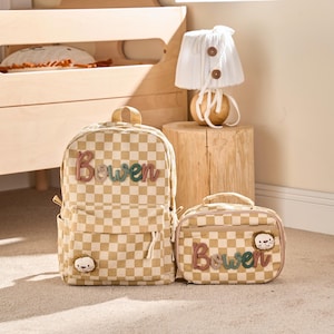 Custom Kid Backpack • Insulated Lunch Bag • Toddler Gift • Back to School