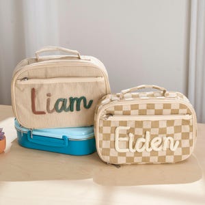 Sac à lunch personnalisé fait main, sac à dos pour la rentrée des classes, sac à lunch pour enfant et sac à dos，