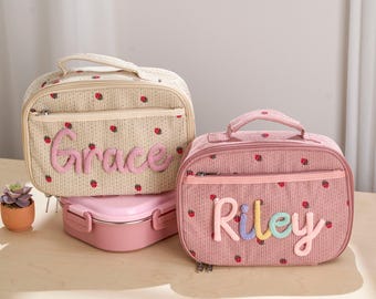 Custom Lunchbox Bag: Personalized Back to School Kid&#39;s Lunch Tote