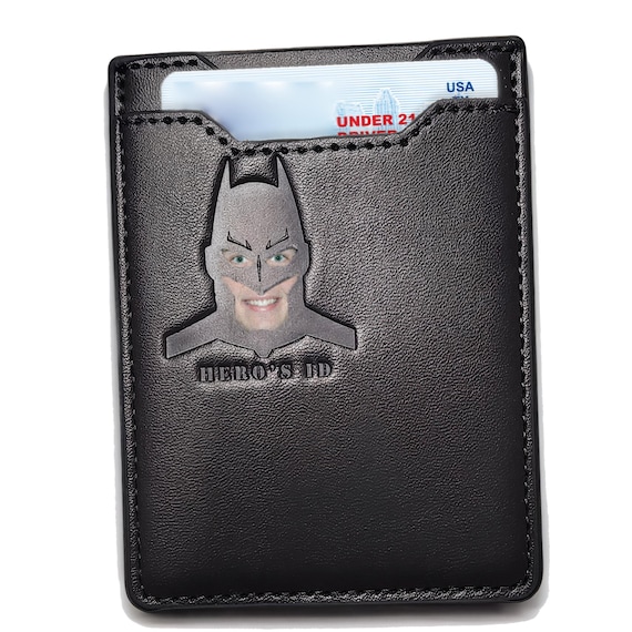Tarjetero Batman Dni Ojos Cartera Superhéroe Con Hueco De Ojos