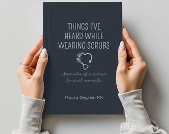 Diario de "Lo que dijeron mis pacientes", libro de recuerdos de enfermería, regalo de graduación personalizado, cuaderno médico personalizado