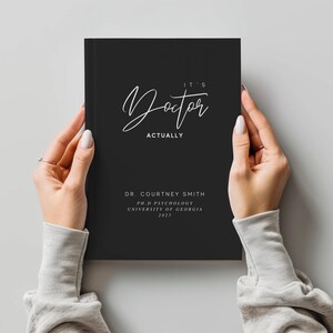 Personalisiertes PhD-Abschluss-Journal Benutzerdefinierter Name Doktor-Geschenk Einzigartiges medizinisches Schulabschluss-Notizbuch Benutzerdefiniertes PhD-Geschenk Dissertationsverteidigung