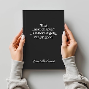New Chapter Journal Personalized Retirement Gift for Coworker Unique Gifts for Women Retirement Journal New Chapter Gift for Coworker