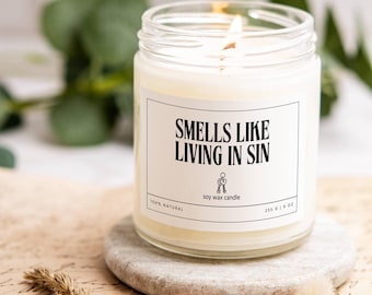 Moving in Together Candle, Personalized Housewarming Gift for Couples, New Home Decor, First Home Present