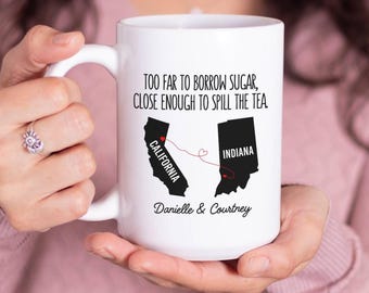 Regalo di addio personalizzato per un amico, regalo di amicizia a distanza, regalo di addio unico