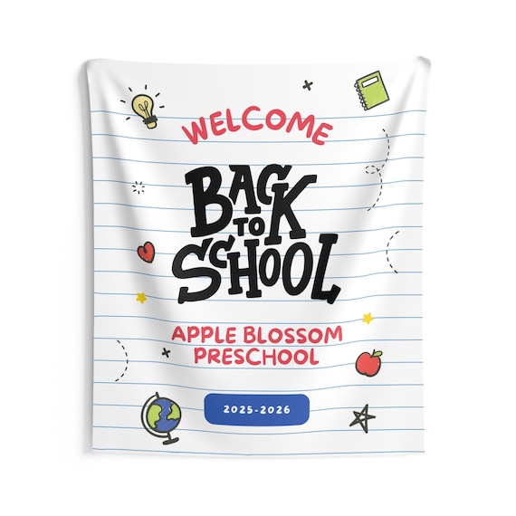 Banner decorativo per il ritorno a scuola,Decorazione per striscioni s