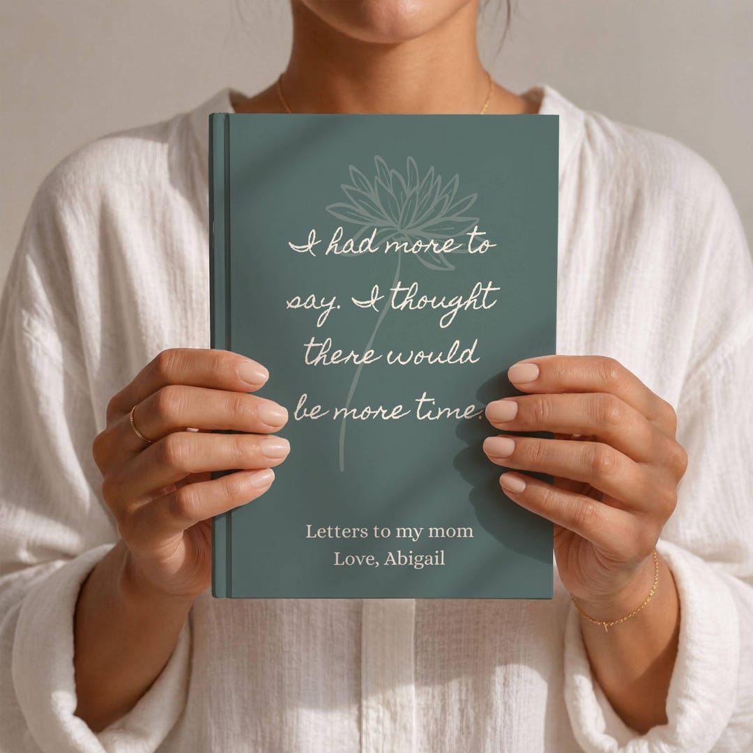 Grief Lettering Custom Grief Journal Letters to Heaven Loss of Mom, Personalized ...