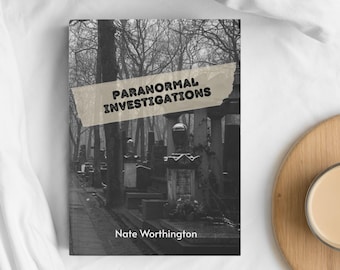 Personalized Ghost Hunting Journal Paranormal Investigation Logbook for Haunted Places Unique Gifts for Paranormal Enthusiasts