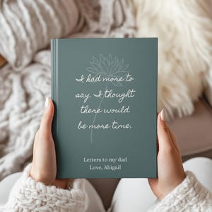 Diario conmemorativo personalizado, regalo personalizado para el duelo, cuaderno Cartas al Cielo, regalo conmemorativo para mamá, pérdida de cónyuge, padre, hermano, hermana, amigo