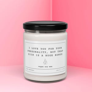 I Love You For Your Personality - Funny Gift For Him - Unique Boyfriend Gift - Perfect Valentine&#39;s Day Present