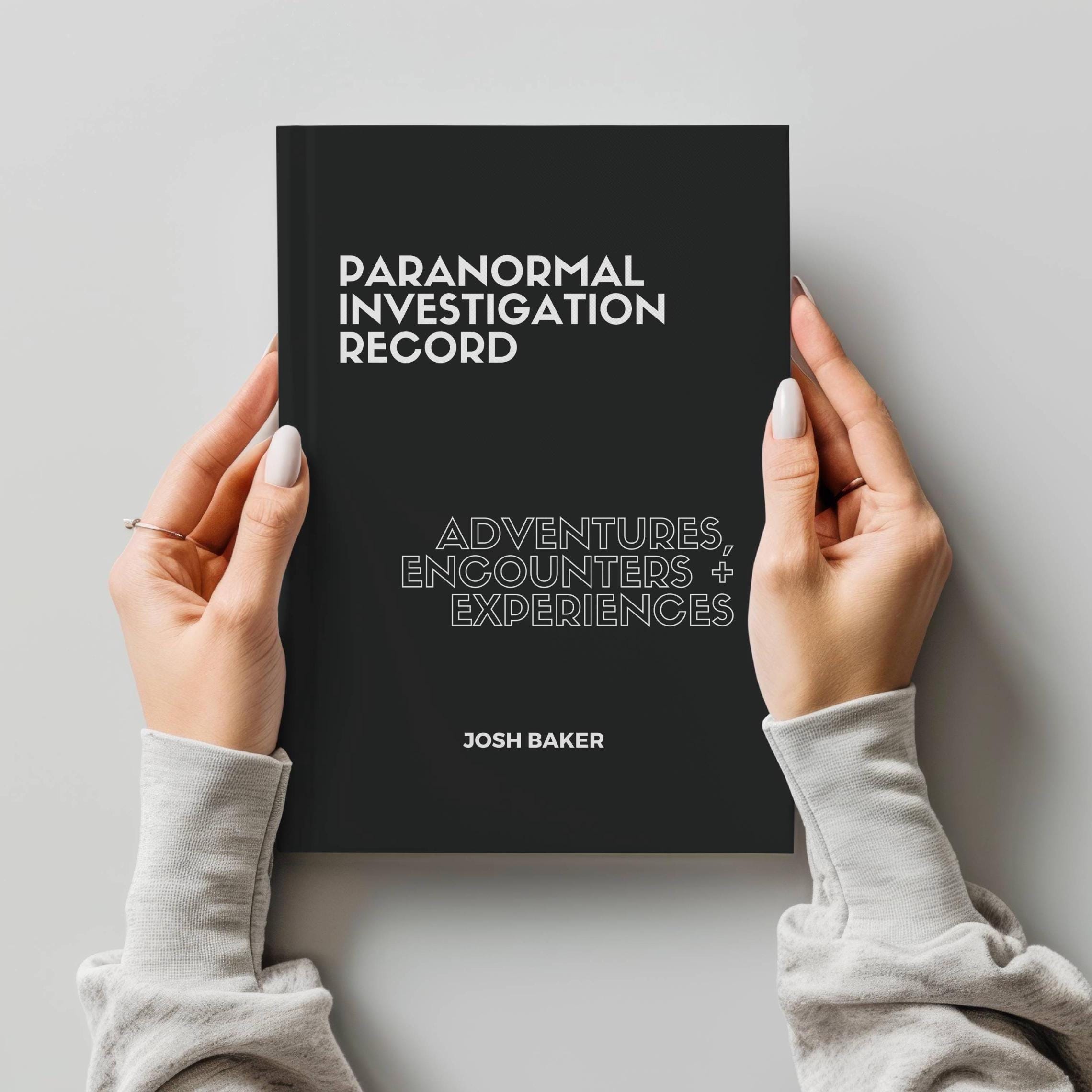 Diario de caza de fantasmas, registro de investigación paranormal, registro de notas, regalo para cazadores de fantasmas, diario embrujado
