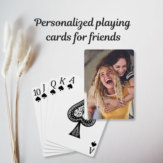 Carte da gioco personalizzate con foto: mazzo personalizzato con confezione regalo - Italia