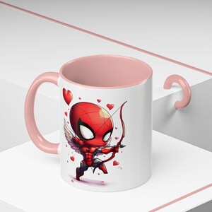 Spider-man and Venom Valentines Day Accent Coffee Mug (11oz) image 10