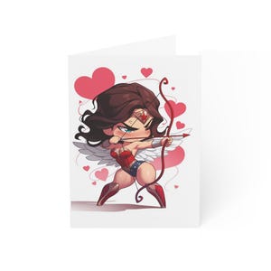 Carte DC Comics Marvel Rivals pour la Saint-Valentin Wonder Woman