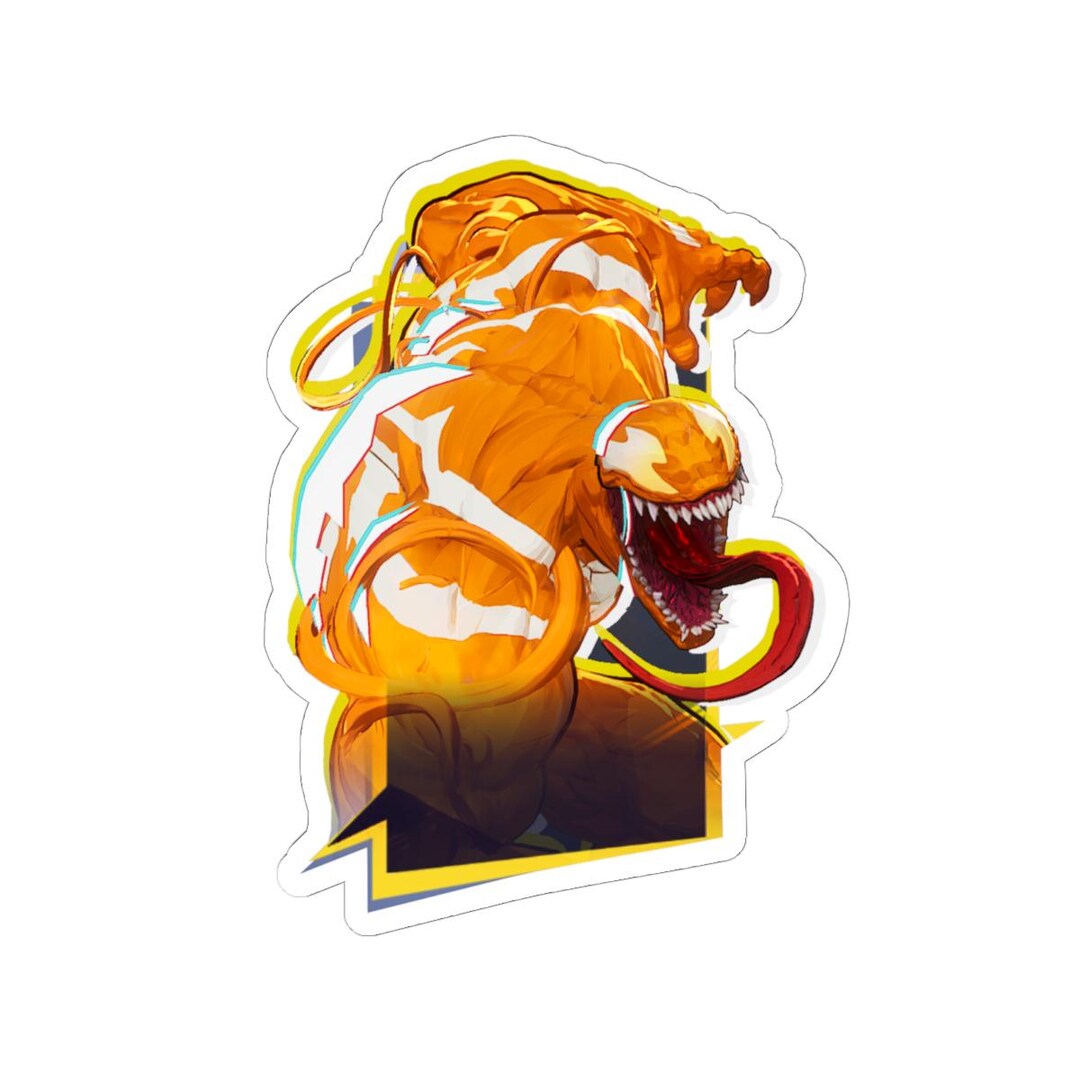 Venom Orange Marvel Rivals Kiss-cut Stickers - Etsy UK