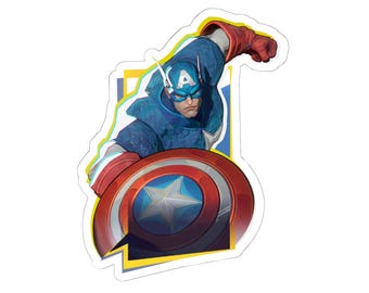 Captain Golden Age Rivals Kiss-Cut Stickers